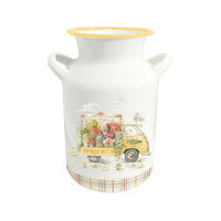 VRČ - večbarvno, Trendi, kovina (12/20/12cm)