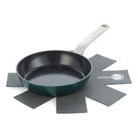 BRATPFANNE Evolution Keramikbeschichtung 20 cm  - Waldgrün/Edelstahlfarben, Basics, Textil/Metall (20cm) - GreenPan