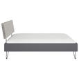 BETT 140/200 cm  in Grau  - Grau, Design, Holzwerkstoff/Textil (140/200cm) - Carryhome
