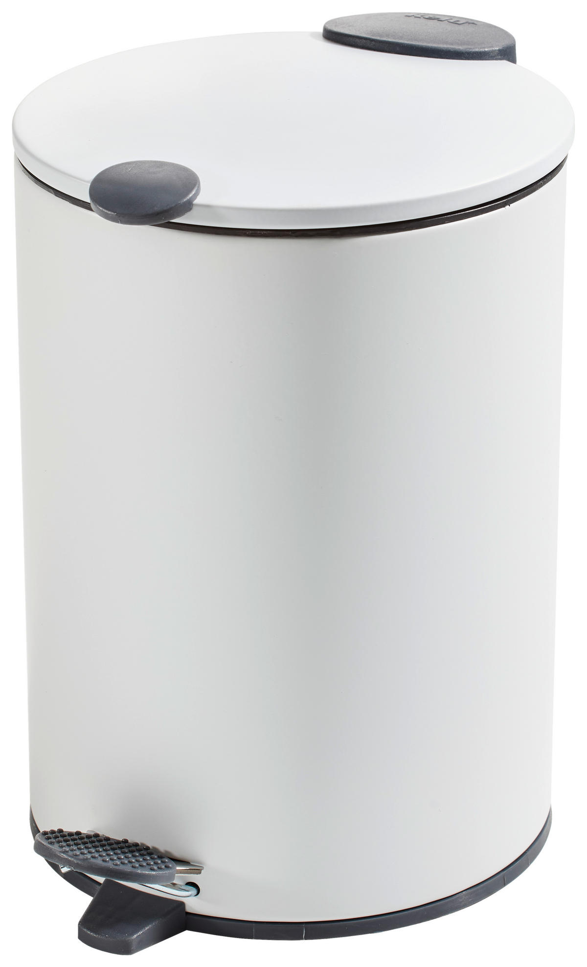 KOSMETIKEIMER Mats 3 L  - Schwarz/Weiß, Basics, Kunststoff/Metall (17/23cm) - Kela