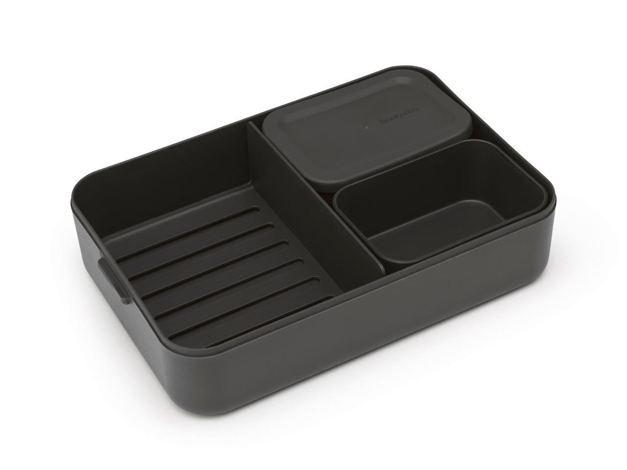 KRABIČKA NA POTRAVINY plast   - tmavě šedá, Basics, plast (25.5/6.2/16.7cm) - Brabantia