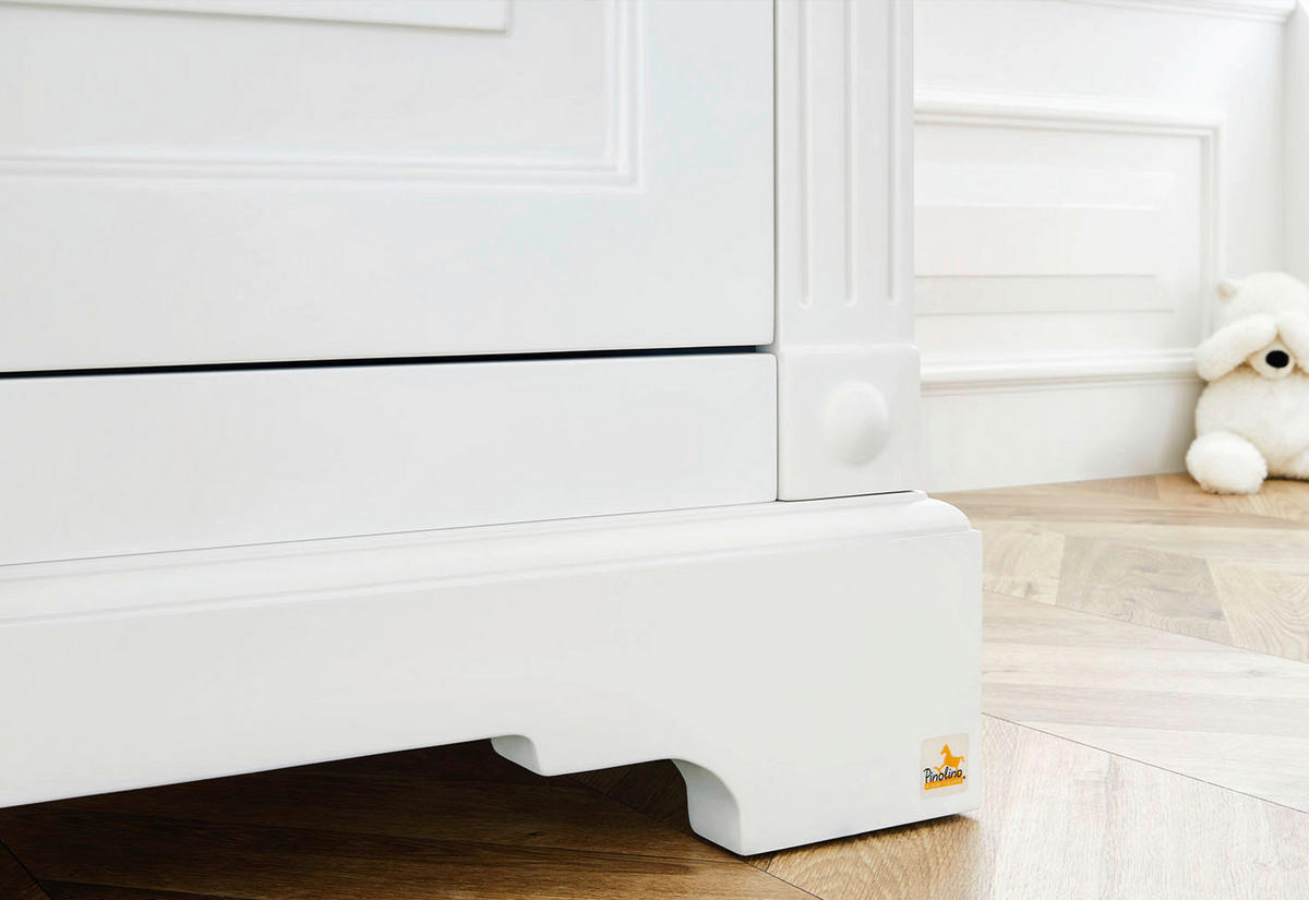 BABYZIMMER PINOLINO EMILIA  - Weiß, Trend, Holzwerkstoff - Pinolino