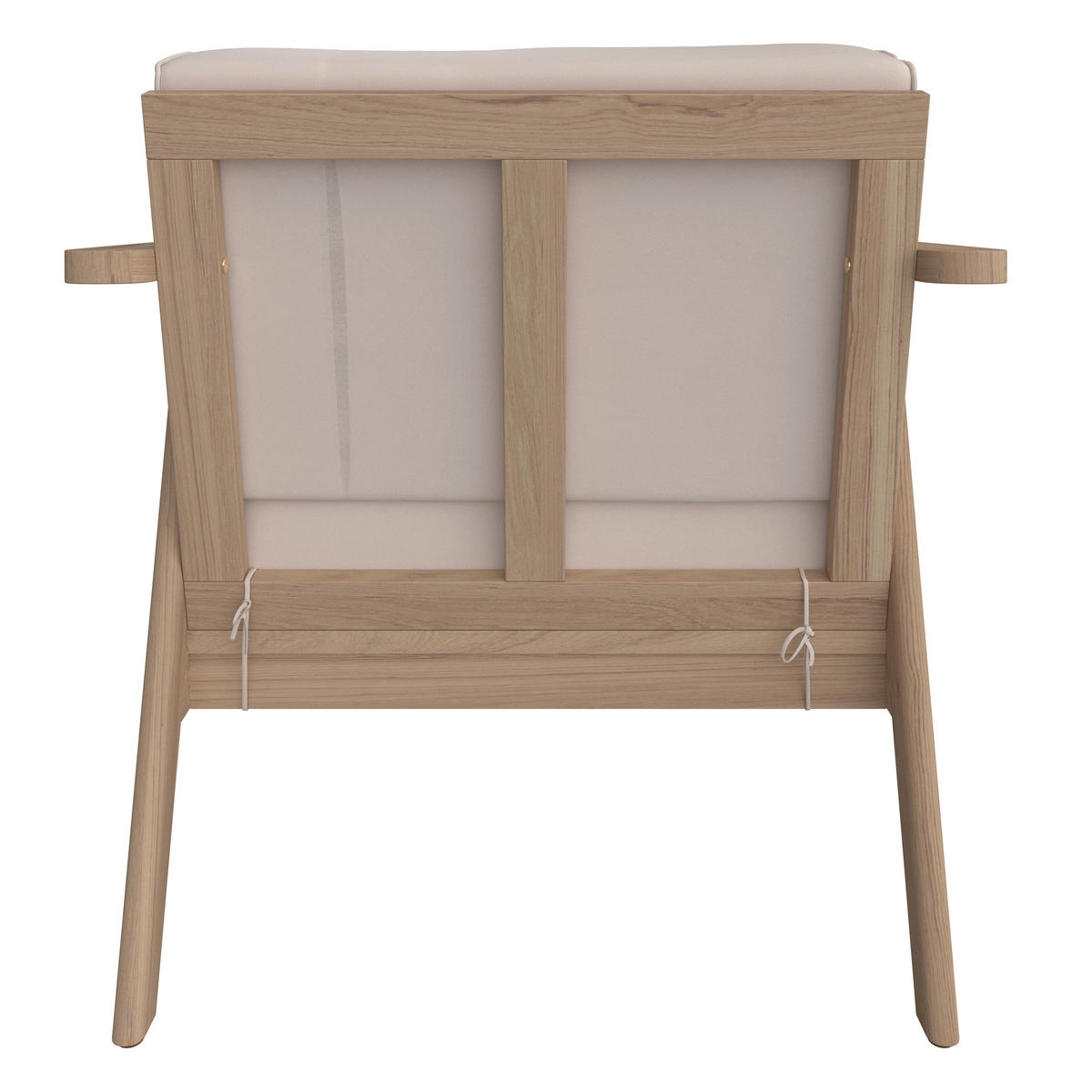 GARTENSET  - Beige/Teakfarben, MODERN, Holz/Textil (130/72/90/75/75/38/71/71/55cm) - Ambia Garden