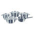 SADA HRNCŮ NA VAŘENÍ, 5dílné - barvy stříbra, Basics, kov (1cm) - Fissler SADA HRNCŮ NA VAŘENÍ, 5dílné - barvy stříbra, Basics, kov (1cm) - Fissler