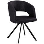 ARMLEHNSTUHL  Typenauswahl, inklusive Armlehnen Samt  - Anthrazit/Schwarz, KONVENTIONELL, Textil/Metall (56/84/59cm) - Moderano