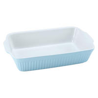 AUFLAUFFORM Keramik Steinzeug  - Blau, KONVENTIONELL, Keramik (30/20/7,5cm) - Creatable