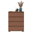 KOMMODE  in 80,1/102,8/48 cm  - Anthrazit/Terracotta, Design, Holzwerkstoff/Kunststoff (80,1/102,8/48cm) - Carryhome