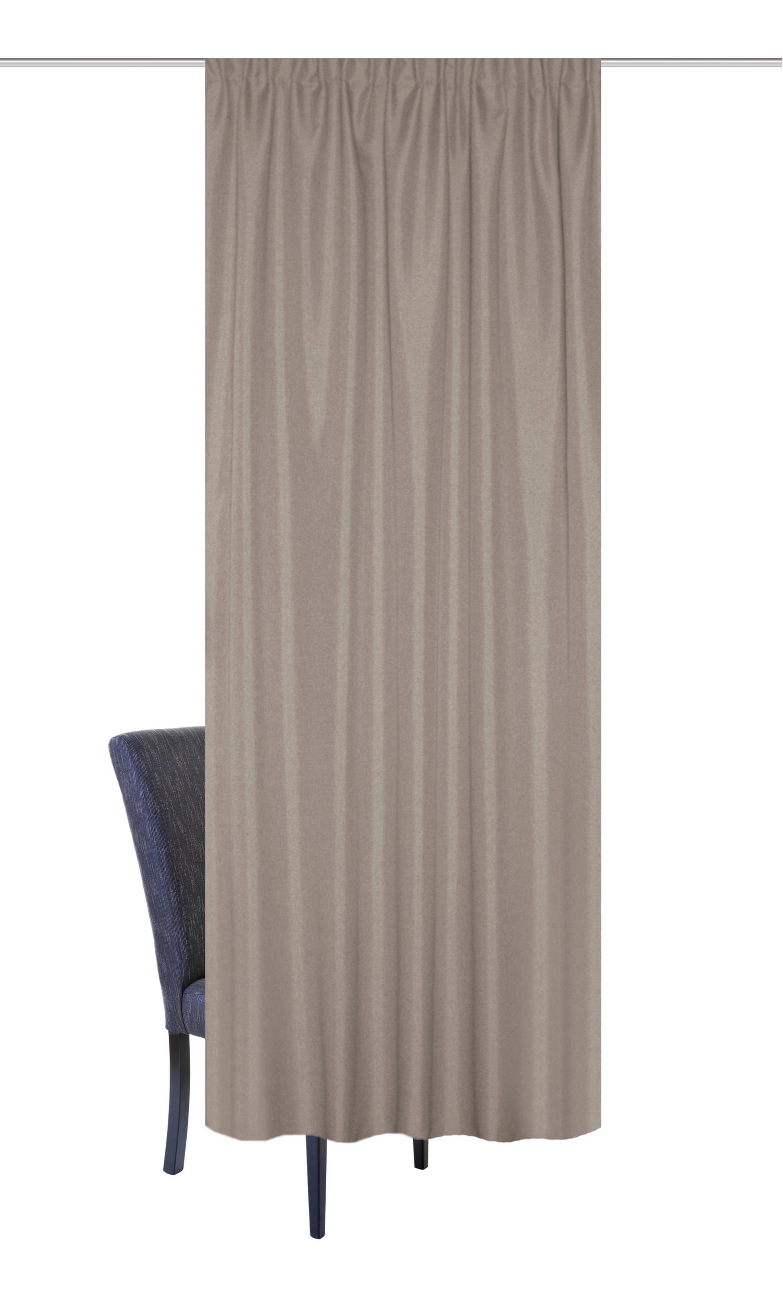 WÄRMESCHUTZVORHANG blickdicht  - Naturfarben, Basics, Textil (135/225cm) - Schmidt W. Gmbh