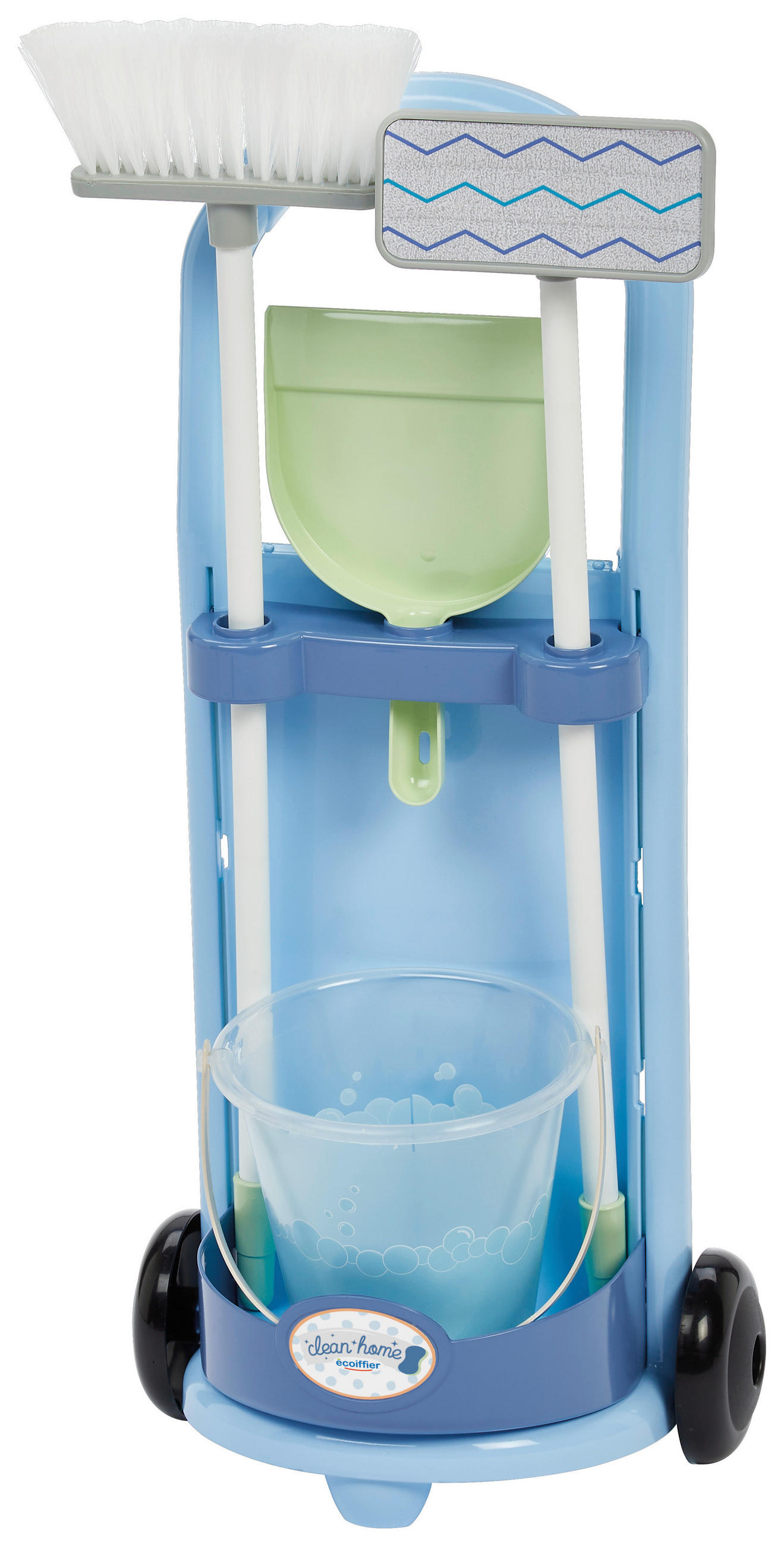 KINDERPUTZWAGEN  - Hellblau, Basics, Kunststoff (27/22/57cm) - Simba