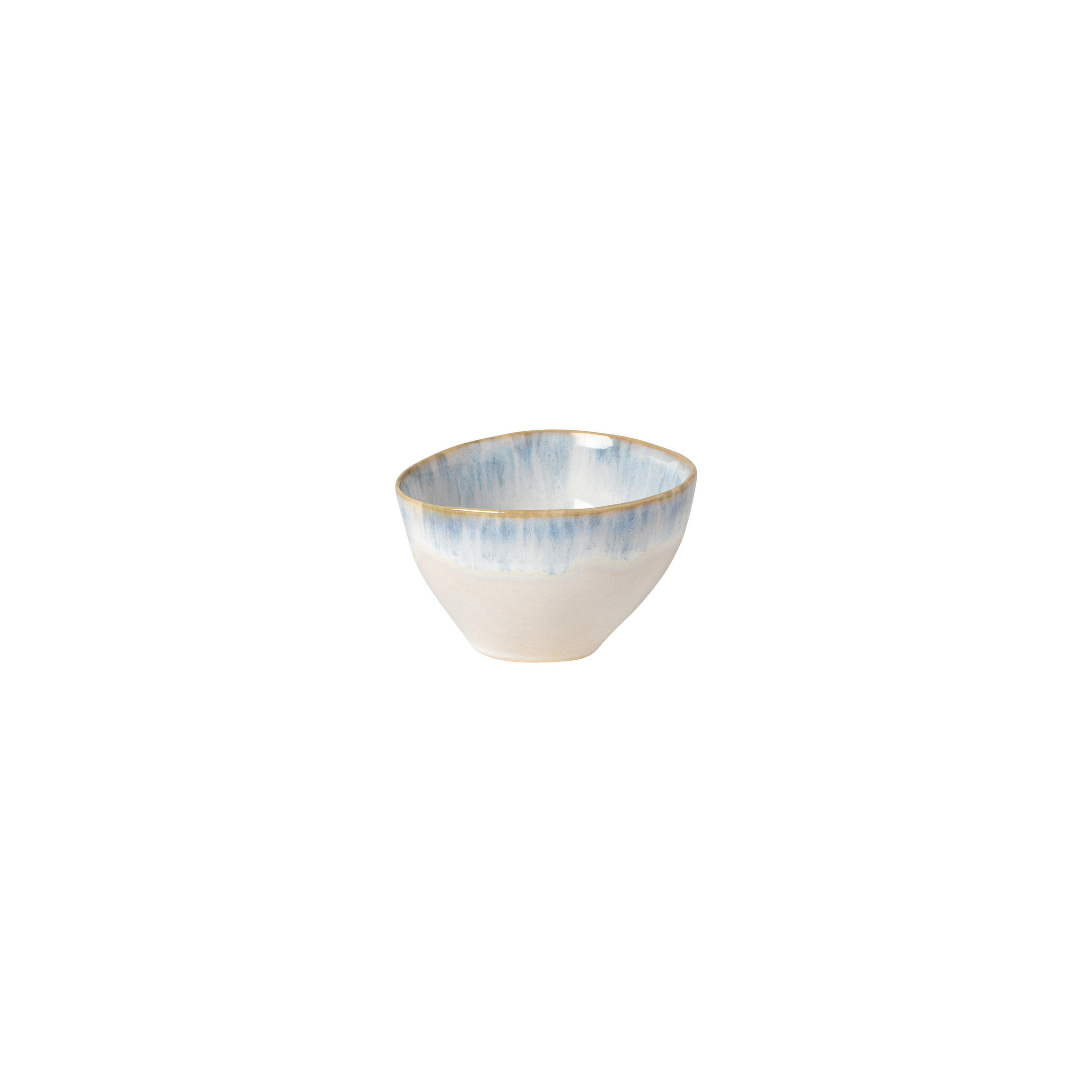 SCHÜSSELSET BRISA 6-teilig  - Blau/Weiß Hochglanz, Basics, Keramik (10/6cm) - Costa Nova