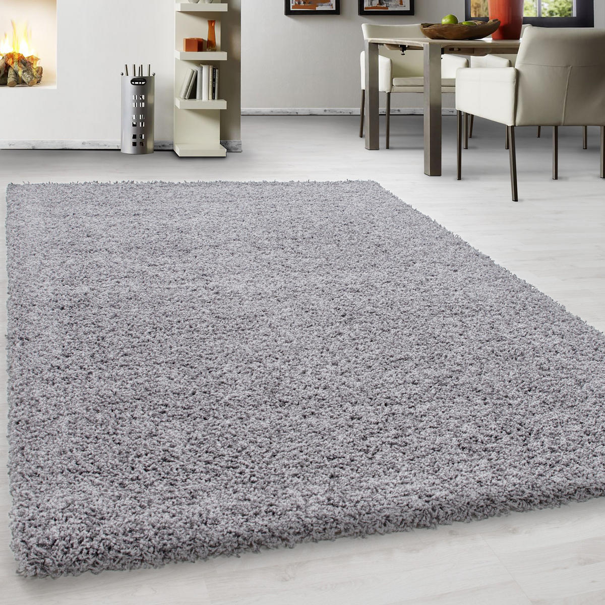 KOBEREC S VYSOKÝM VLASOM, 80/150 cm, svetlosivá - svetlosivá, Konventionell, textil (80/150cm) - Novel