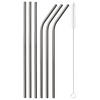 TRINKHALMSET - Schwarz, Basics, Metall (21,5cm) - Sambonet