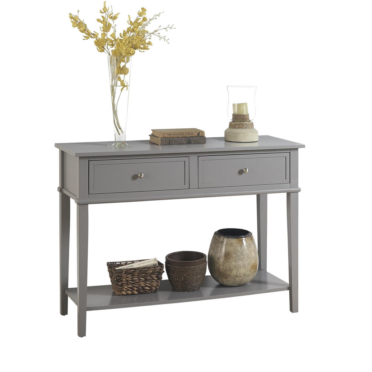 KONSOLENTISCH in Holzwerkstoff 104/40/76 cm    - Grau, Design, Holzwerkstoff (104/40/76cm) - MID.YOU