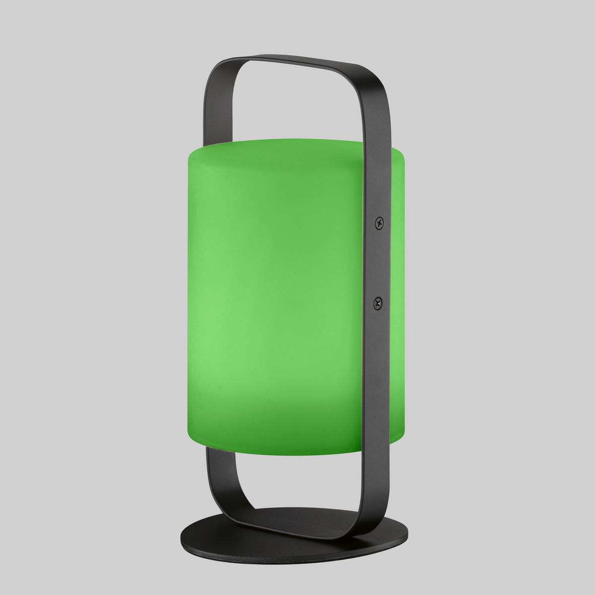 AKKU-TISCHLEUCHTE Casoli 12/25 cm   - Sandfarben/Schwarz, KONVENTIONELL, Kunststoff/Metall (12/25cm)