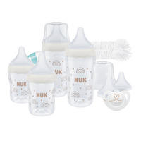 FLÄSCHCHENSET Perfect Match 8-teilig  - Transparent/Beige, Basics, Kunststoff (7,4/33,6/25,5cm) - NUK
