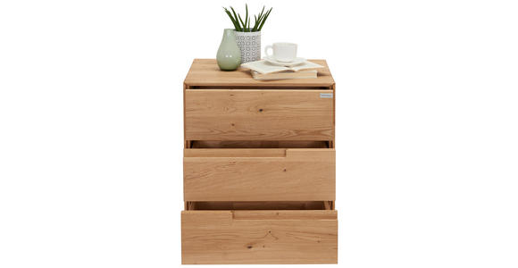 NACHTKÄSTCHEN in massiv Wildeiche Eichefarben  - Eichefarben, Natur, Holz (50/58/40cm) - Valnatura