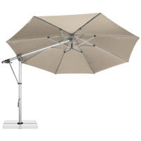 AMPELSCHIRM 350 cm Sandfarben  - Sandfarben/Silberfarben, Basics, Textil/Metall (350/350cm) - Doppler