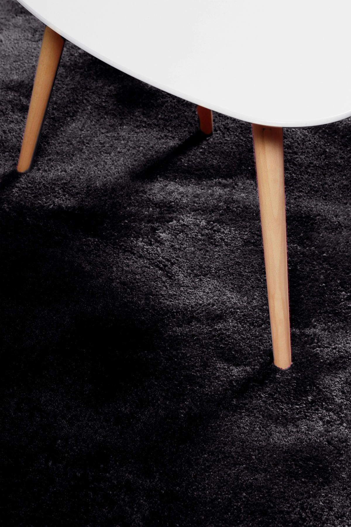 HOCHFLORTEPPICH 120/170 cm Relaxx Schwarz  - Schwarz, KONVENTIONELL, Textil (120/170cm) - Esprit