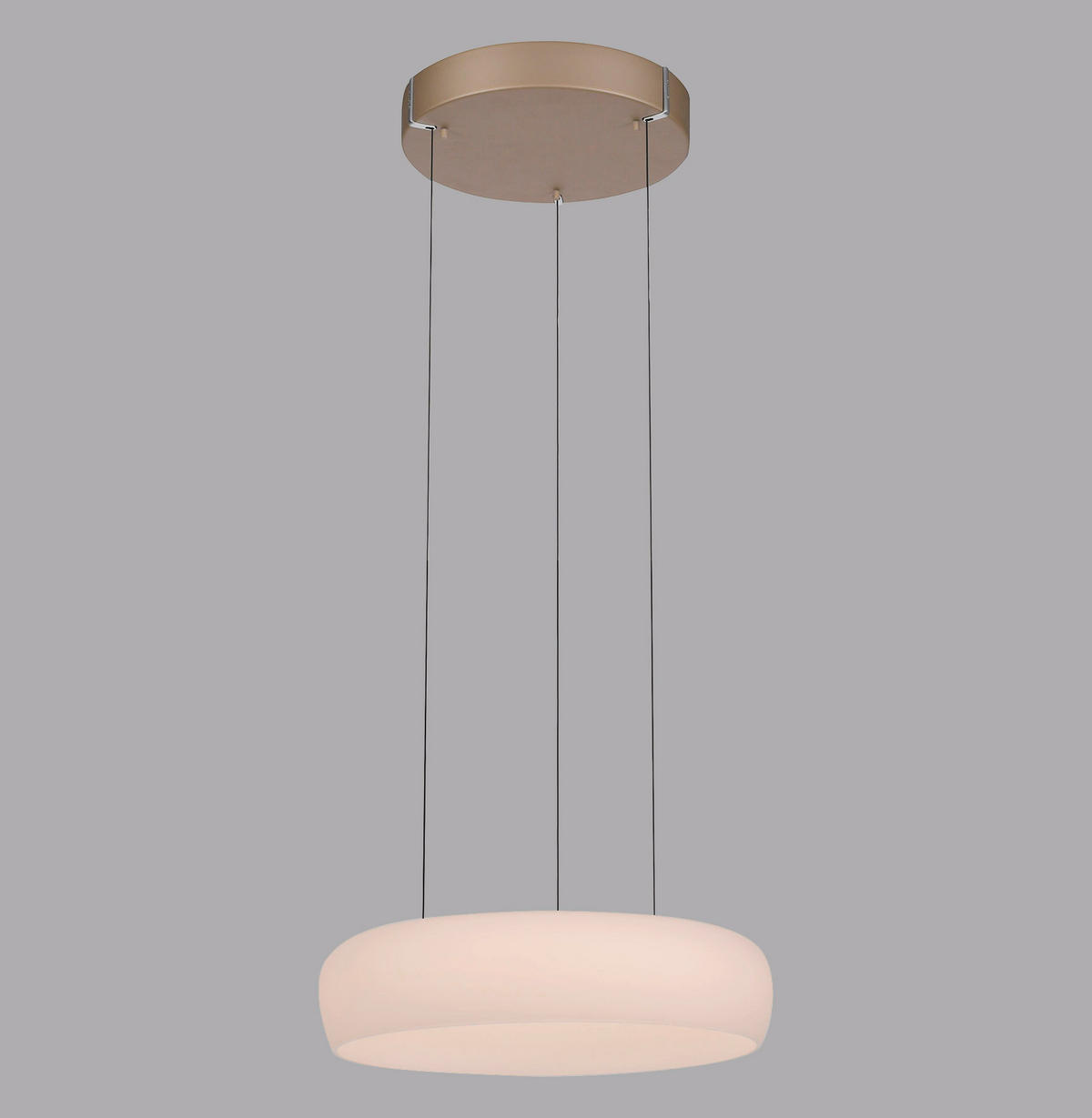 LED-HÄNGELEUCHTE 51/51/240 cm    - Bronzefarben, Basics, Glas/Kunststoff (51/51/240cm) - Paul Neuhaus