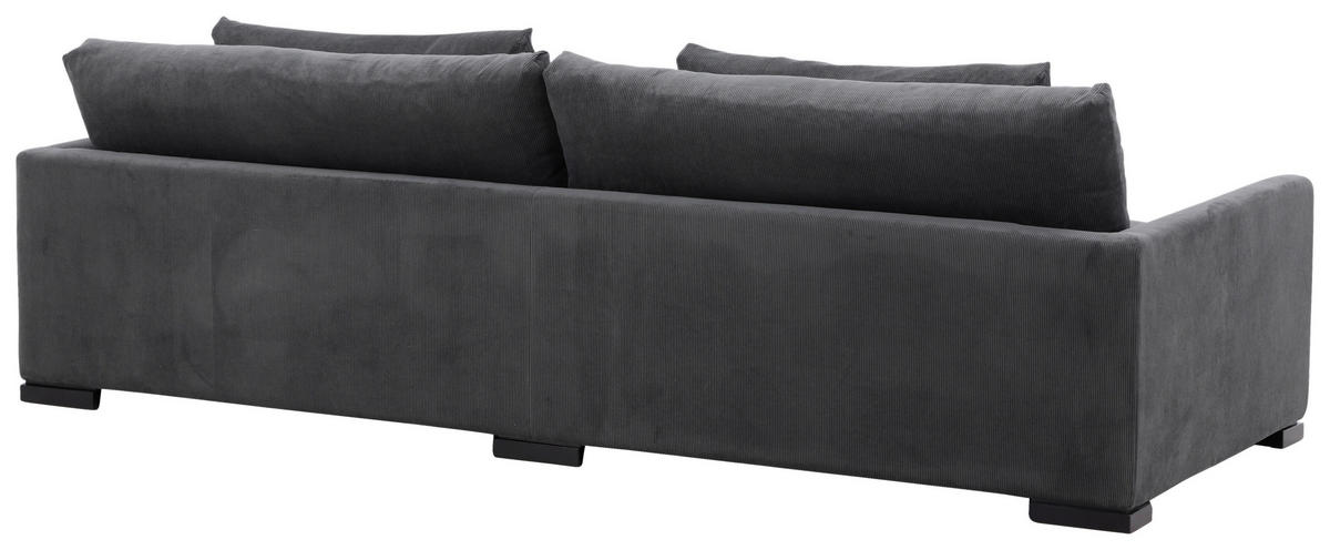 3-SITS SOFFA i mörkgrå  - mörkgrå, Design, trä/textil (270/82/105cm) - Livetastic