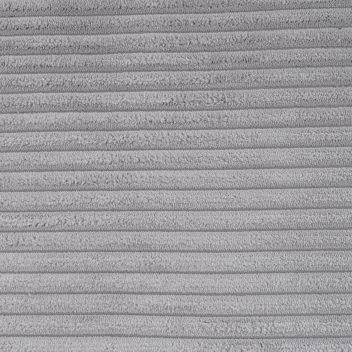 BIGSOFA FABIO E Cord Silberfarben  - Silberfarben/Schwarz, MODERN, Kunststoff/Textil (264/87/108cm) - Sit & More