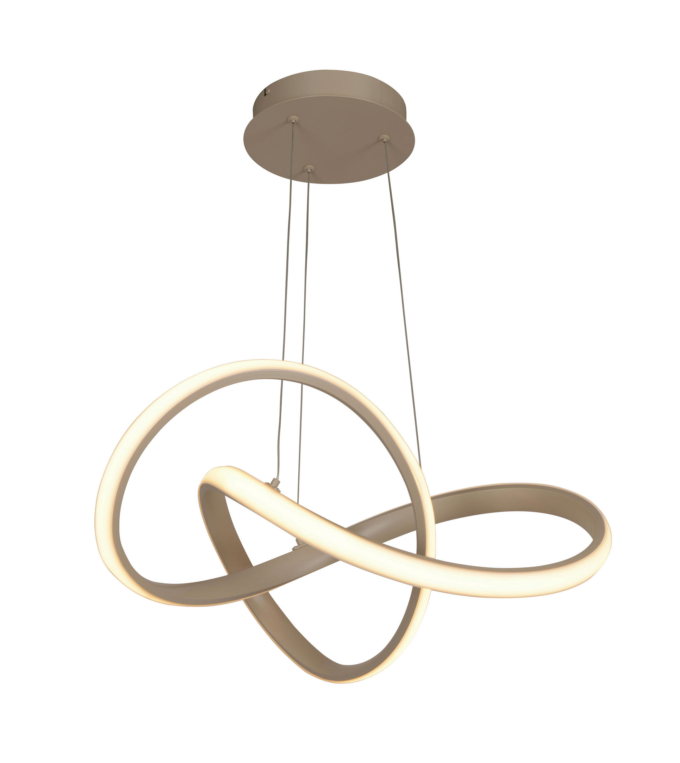 LED-HÄNGELEUCHTE Marling 64/150 cm  - Goldfarben/Schwarz, Design, Metall (64/150cm)