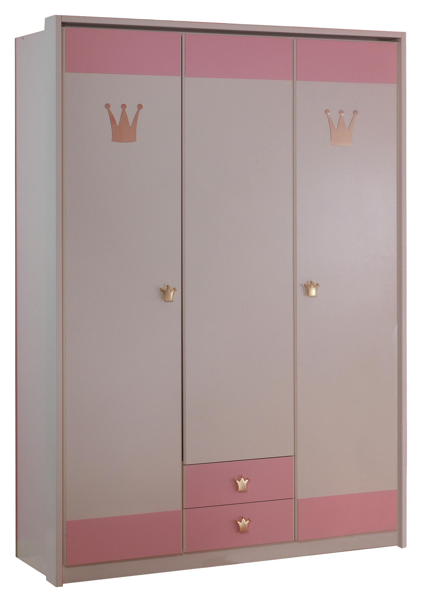 Розовый шкаф 4