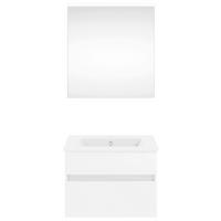 BADEZIMMER  in 62 cm  - Weiß Hochglanz/Weiß, KONVENTIONELL, Holzwerkstoff (62cm) - Puris
