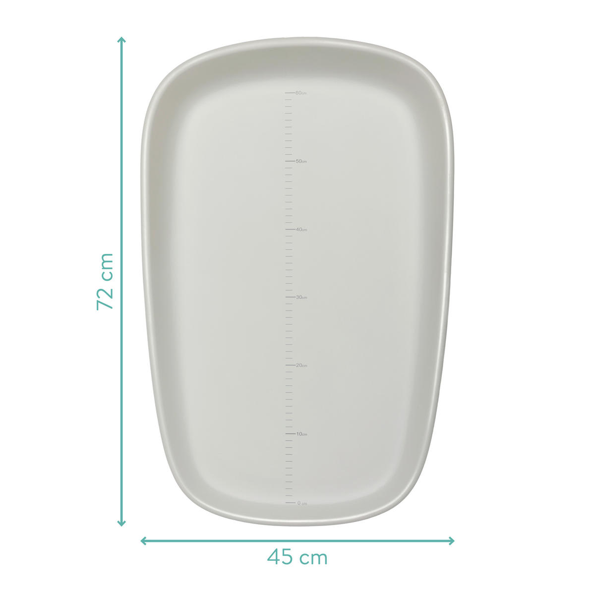 WICKELAUFLAGE - Hellgrau, Basics, Kunststoff (45/72cm) - Fillikid