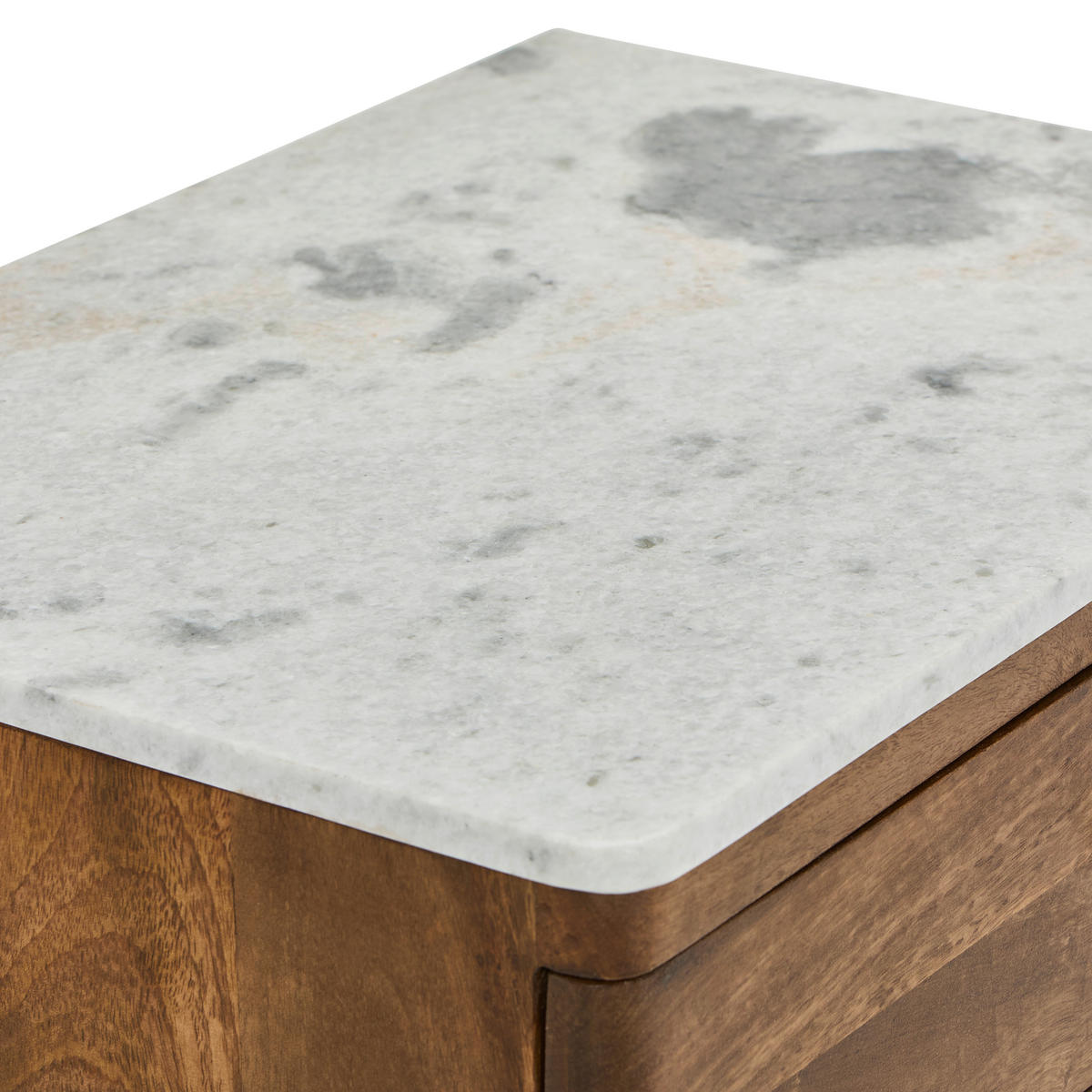 KOMMODE , 55/60/40 cm, 3 Schublade(n)  - Goldfarben/Naturfarben, Design, Holz/Stein (55/60/40cm) - Livetastic