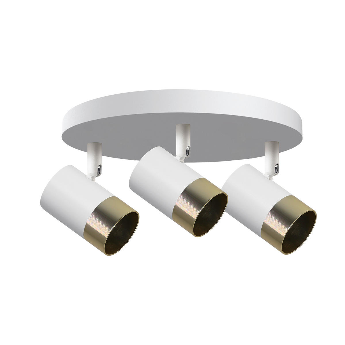 STRAHLER Tobi 32/14/14 cm  - Goldfarben/Weiß, Design, Metall (32/14/14cm)