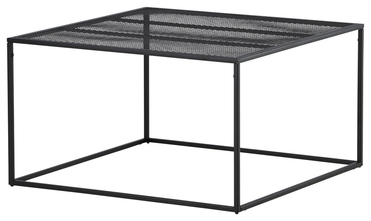 SOFFBORD i metall 80/80/45 cm  - svart, Design, metall (80/80/45cm) - Livetastic