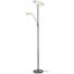 LED-STEHLEUCHTE - Nickelfarben, Design, Glas/Kunststoff (28/180cm) - Boxxx LED-STEHLEUCHTE - Nickelfarben, Design, Glas/Kunststoff (28/180cm) - Boxxx