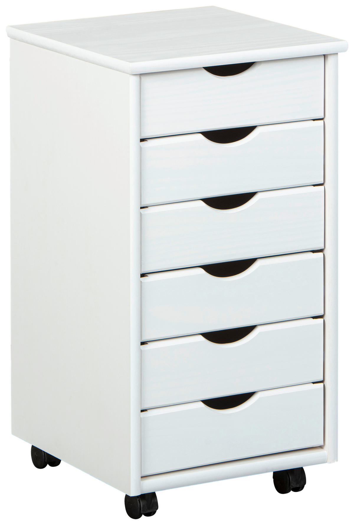 ROLLCONTAINER 35/65/40 cm  - Weiss, Basics, Holz/Kunststoff (35/65/40cm) - MID.YOU