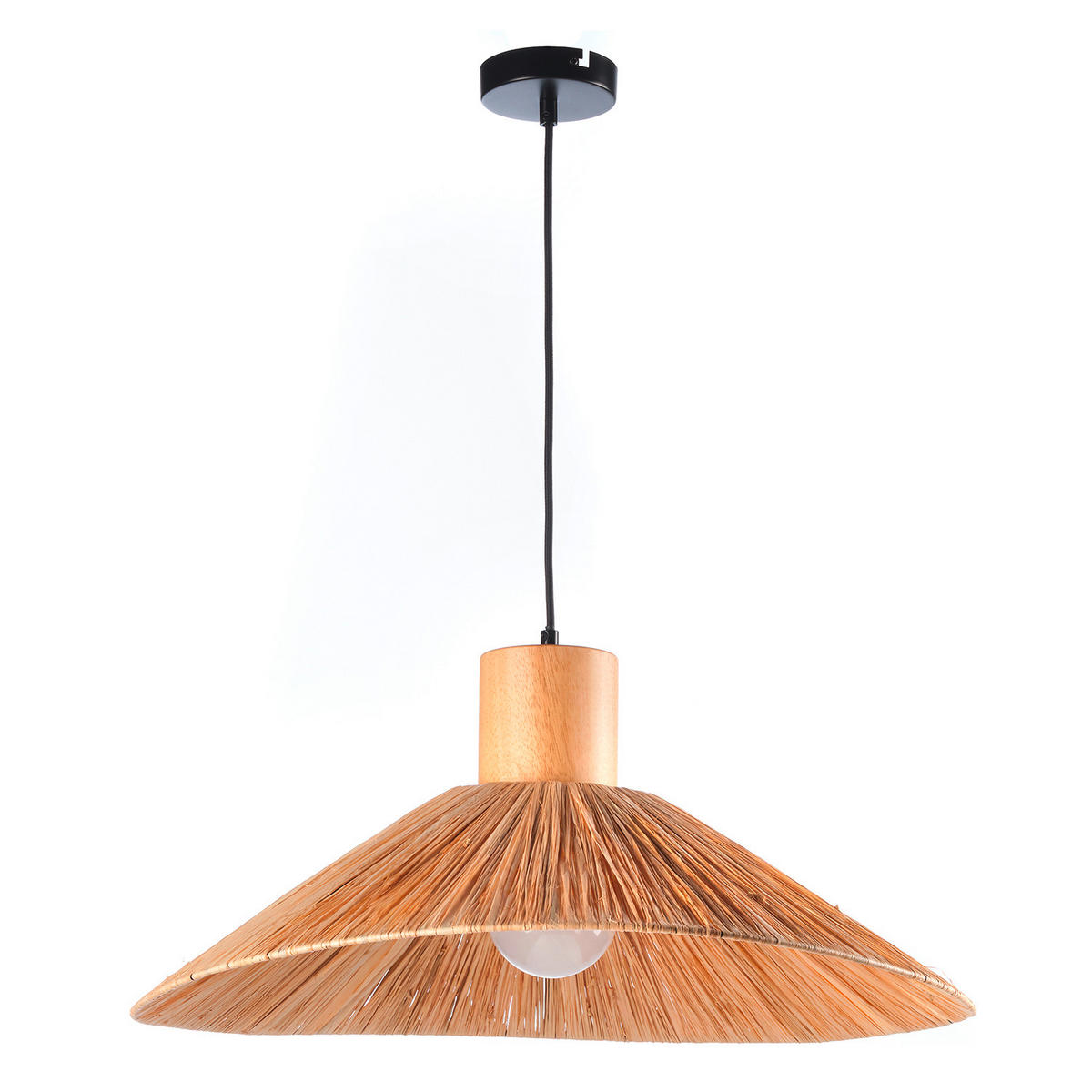 ZÁVĚSNÉ SVÍTIDLO, 60/60/120 cm  - béžová, Natur, dřevo (60/60/120cm)