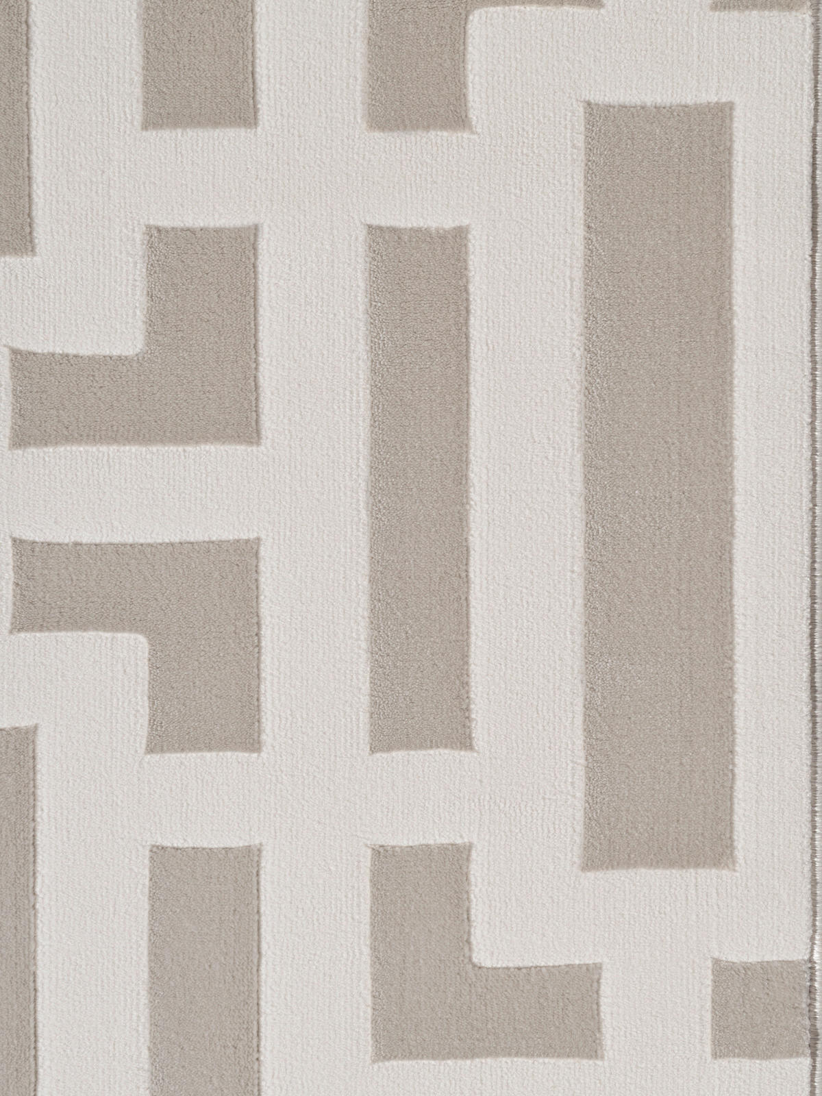 LÄUFER 80/240 cm Perles  - Creme/Grau, Design, Kunststoff (80/240cm) - Elle Decoration