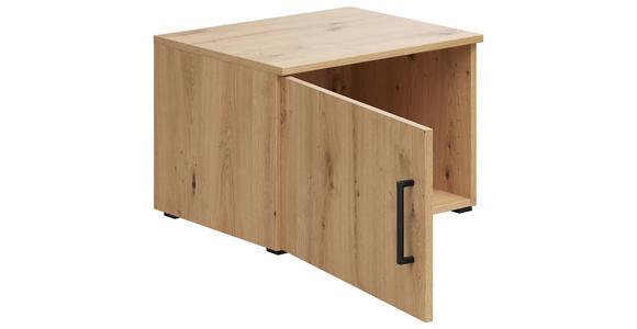 AUFSATZSCHRANK 50/35/40 cm  - Schwarz/Eiche Artisan, MODERN, Holzwerkstoff/Kunststoff (50/35/40cm) - Carryhome