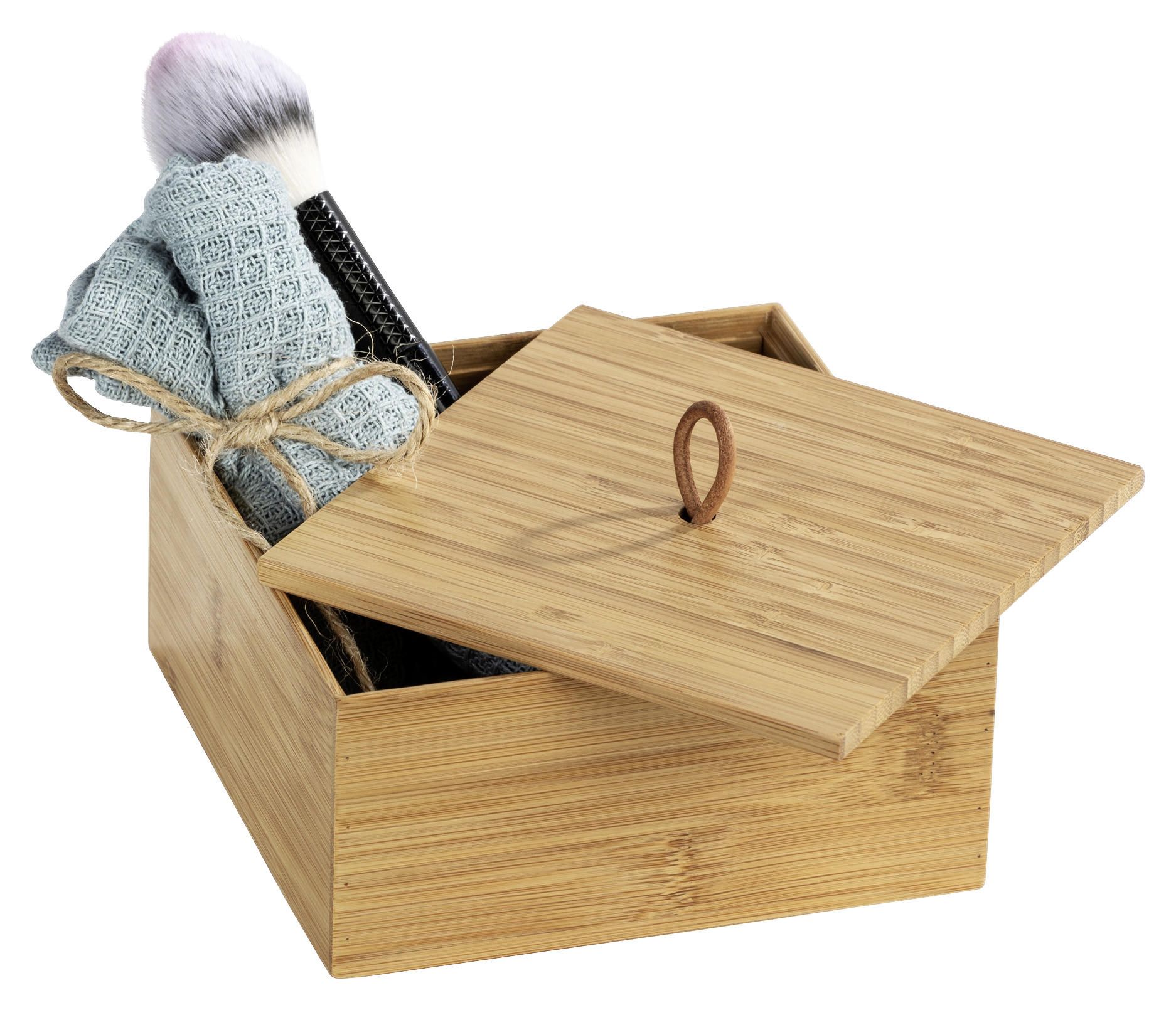 ORGANIZÉR hnědá - hnědá, Basics, dřevo (15/7/15cm)