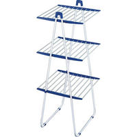 SUŠIAK NA BIELIZEŇ Tower 190 - modrá/biela, Basics (155/66/61cm) - Leifheit