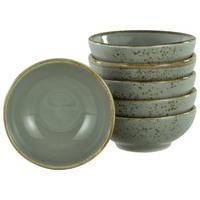 DIPSCHALENSET 8 cm  - Grau, Trend, Keramik (8cm) - Creatable