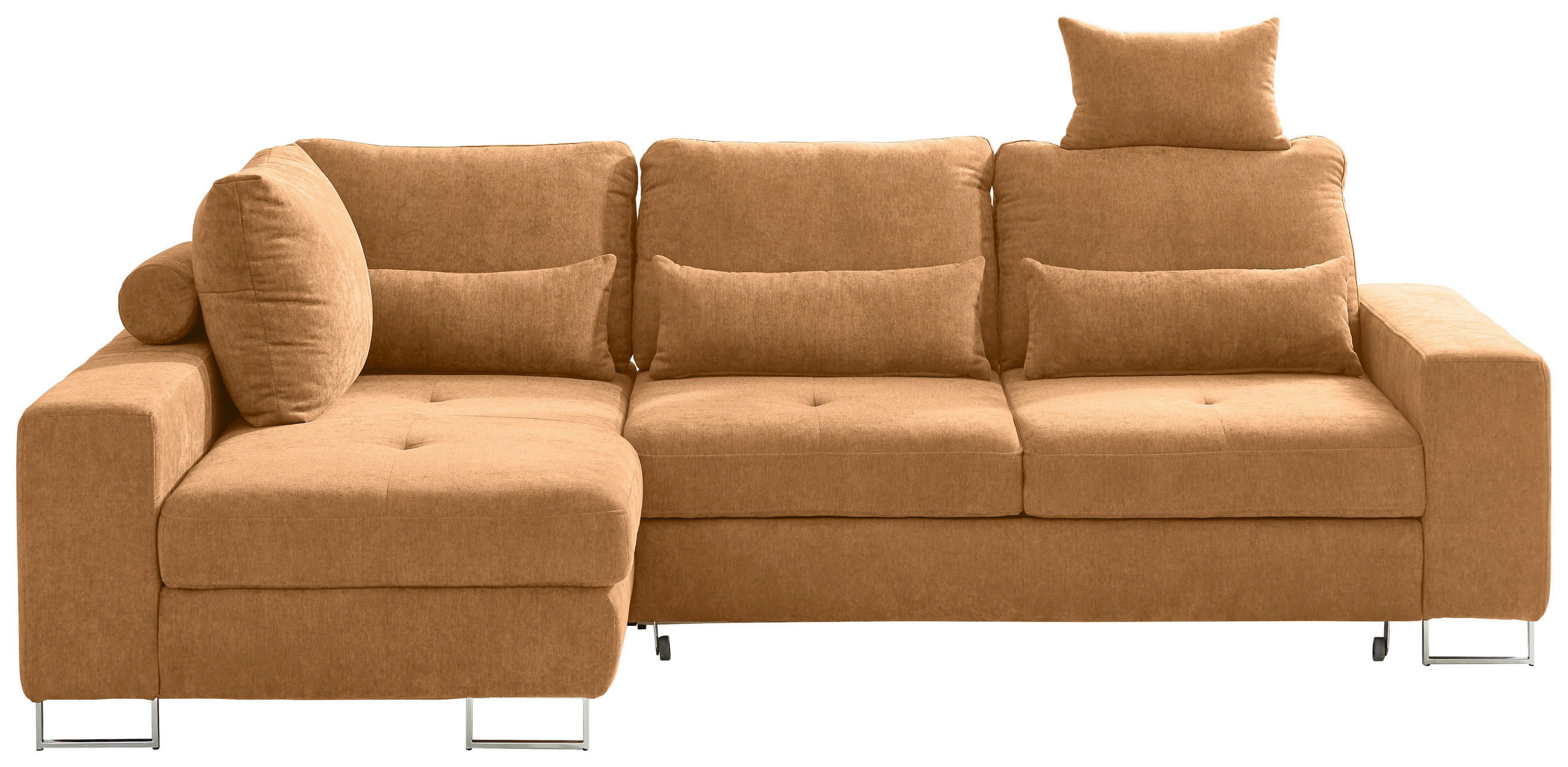 Hom`in Ecksofa Orange 260x188 cm