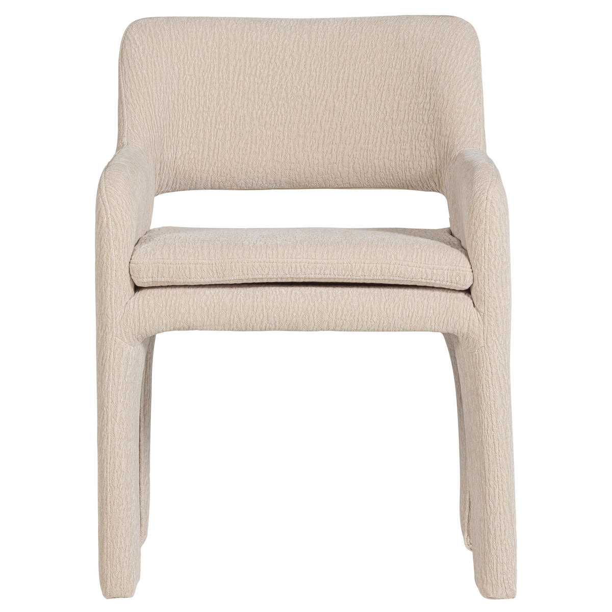 ARMLEHNSTUHL   Chenille  Sandfarben  - Sandfarben, MODERN, Textil (57/78/56cm) - Livetastic