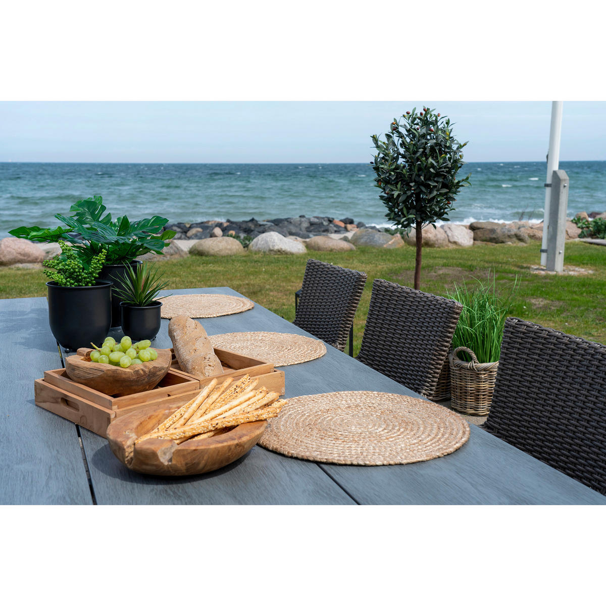DEKOSCHALE - Teakfarben, Basics, Holz (20/8/20cm)