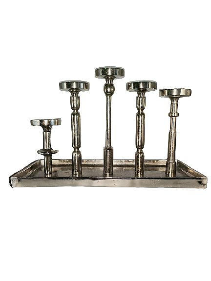 TEELICHTSTÄNDER  - Design, Metall (60/25/39cm) - Cor Mulder