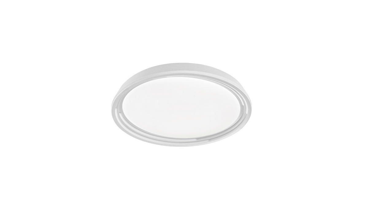 LED-DECKENLEUCHTE 22,0 W  43/7,5 cm    - Weiss, Basics, Kunststoff (43/7,5cm) - Fischer & Honsel