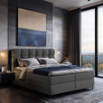 BOXSPRINGBETT 180/200 cm  in Anthrazit  - Anthrazit/Schwarz, Trend, Textil/Metall (180/200cm) - Esposa