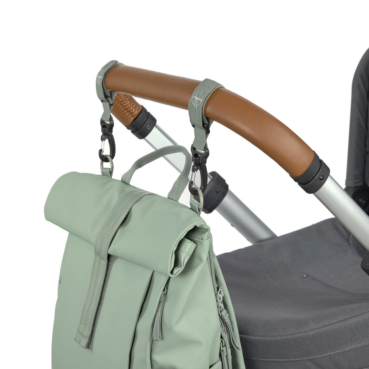 WICKELRUCKSACK  - Salbeigrün, Basics, Textil (29/14,5/42cm) - Lässig