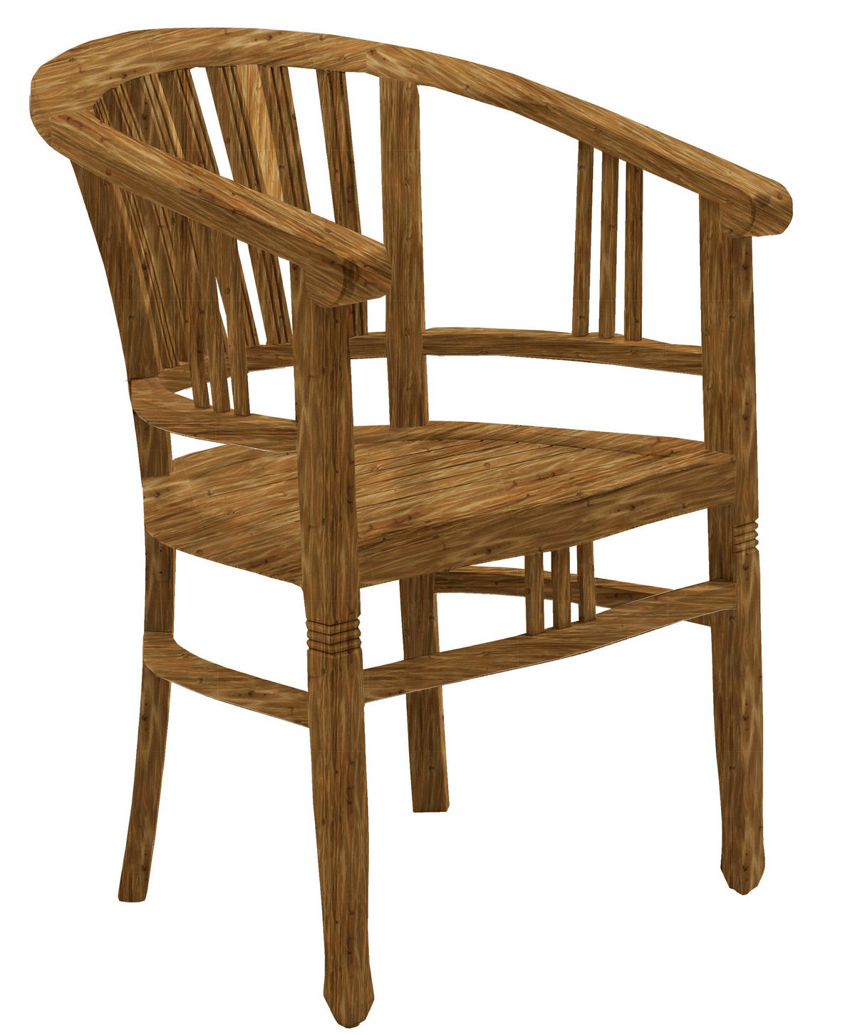 ARMLEHNSTUHL in Holz Naturfarben  - Naturfarben, MODERN, Holz (60/87/61cm) - MID.YOU