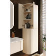 HOCHSCHRANK 45/160/30 cm  - Kaschmir, KONVENTIONELL, Glas/Holzwerkstoff (45/160/30cm) - Novel