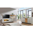 SIDEBOARD Eichefarben, Kaschmir  186/87,2/46,4 cm  - Kaschmir/Eichefarben, Design, Holz/Holzwerkstoff (186/87,2/46,4cm) - Novel